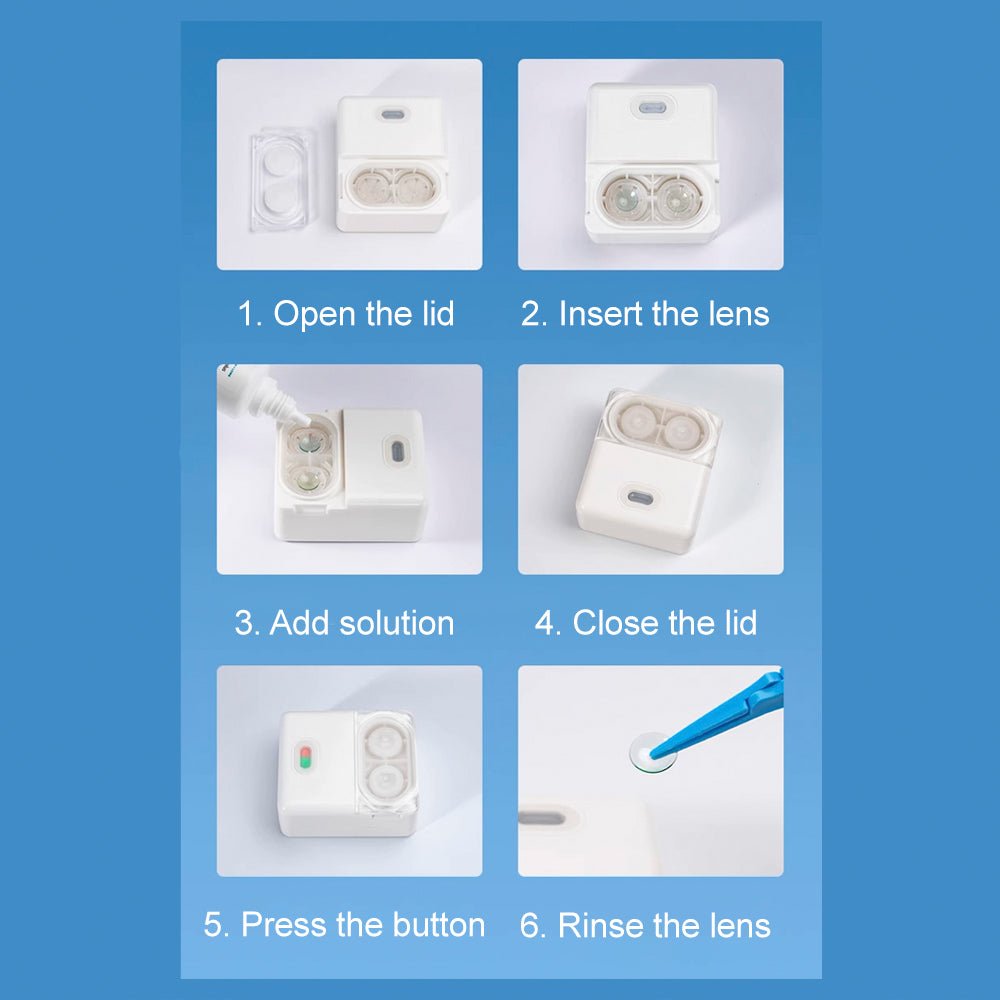 VueSonic Gen 2 Hard Contact Lens Cleaning Device for RGP and Ortho-K