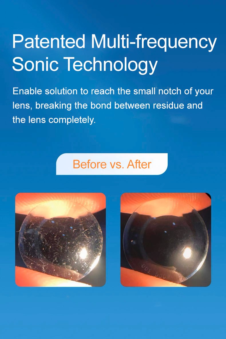 VueSonic Gen 2 Hard Contact Lens Cleaning Device for RGP and Ortho-K